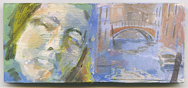 katie, Venice canal sketchbook page