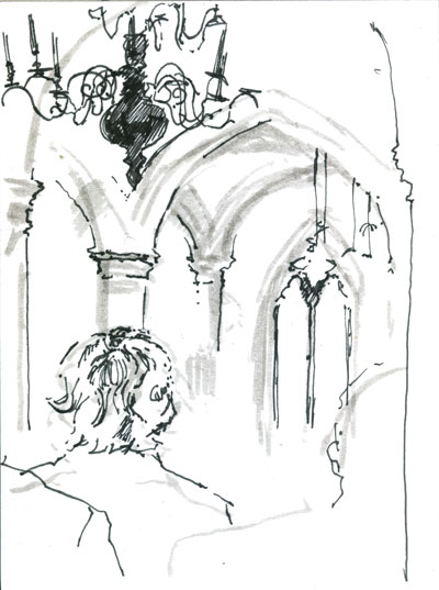 Drawing while I listen