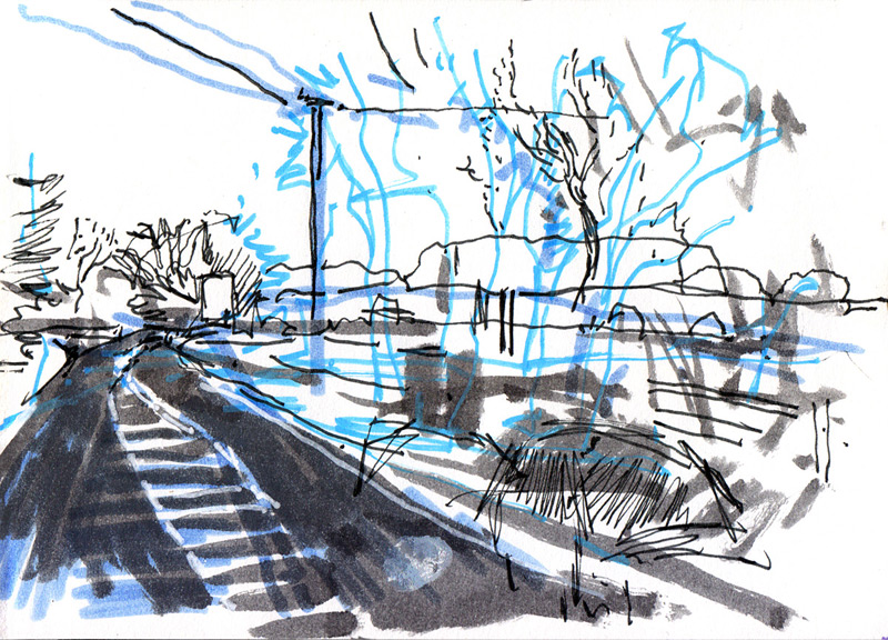 Landscape Sketchbook work