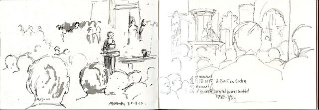 Drawing from the audience