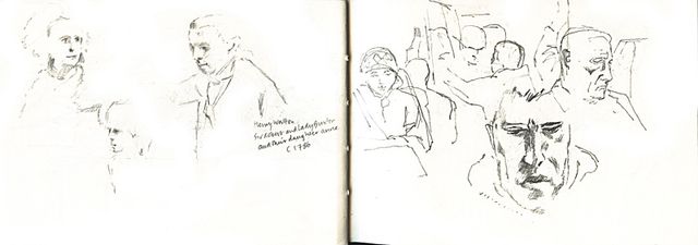 Travel Drawing – people everywhere