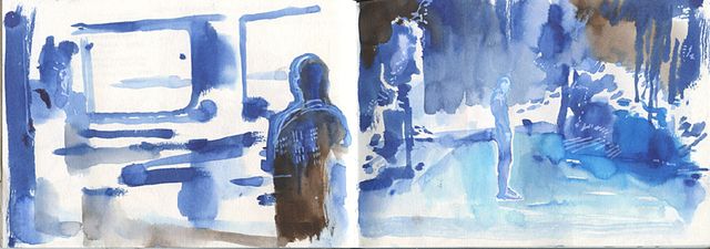Blue wash – place and mood